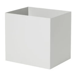 Ferm LIVING Plant Box Pflanztopf, Quadratisch, Hellgrau