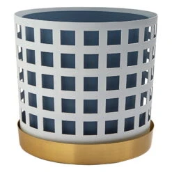 Klong Blumentopf Trio, Weiß, Quadrat 9 Klong Blumentopf Trio, Weiß, Quadrat -Günstig Heimdekoration 12Klong18 iso th