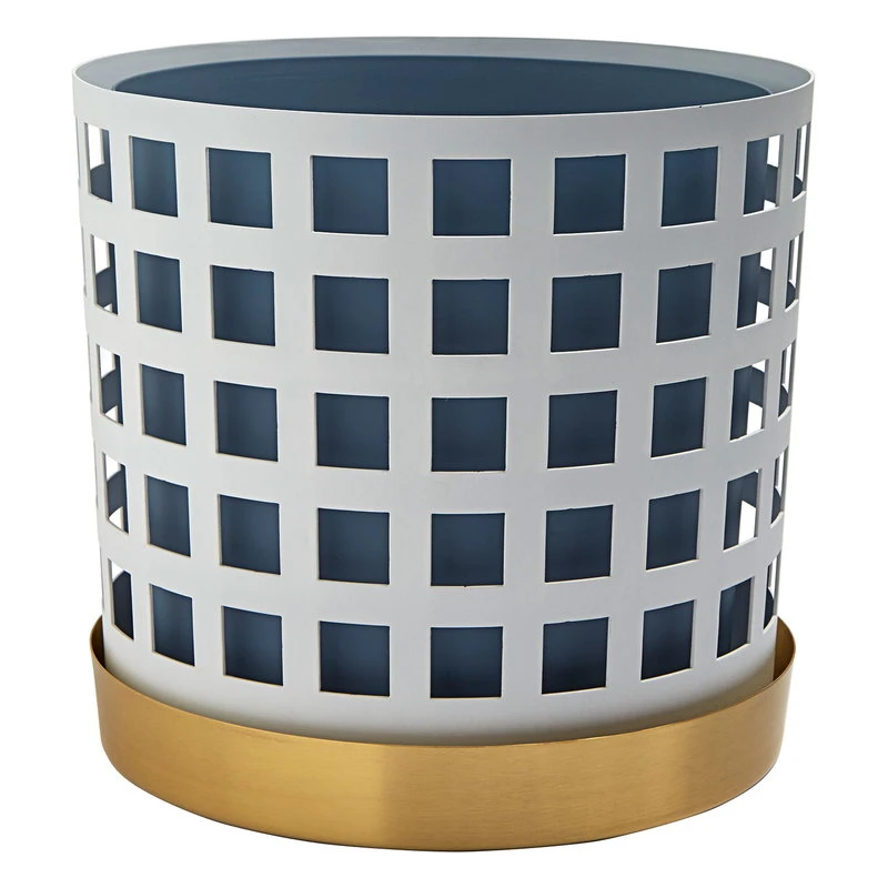 Klong Blumentopf Trio, Weiß, Quadrat 4 Klong Blumentopf Trio, Weiß, Quadrat – Bild 4