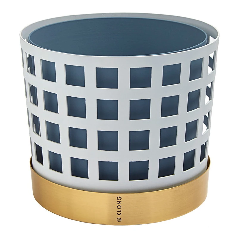 Klong Blumentopf Trio, Weiß, Quadrat 1 Klong Blumentopf Trio, Weiß, Quadrat