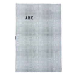 Design Letters Messageboard A3, Hellgrau