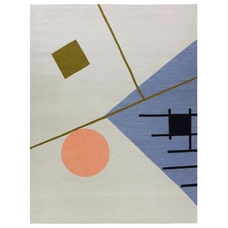 Zeniitti Teppich 200 X 300 Cm, Grau – Blau 1 Zeniitti Teppich 200 X 300 Cm, Grau – Blau