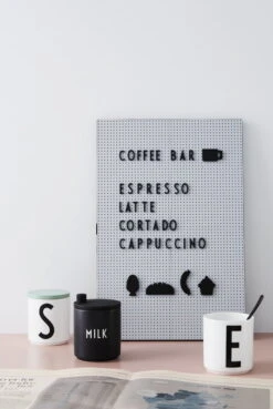 Design Letters Essenssymbole Für Message Board, Schwarz -Günstig Heimdekoration 20203300LIGHT GREY lifestyle 2