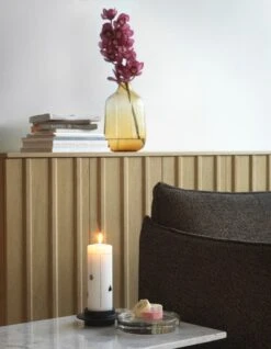 Normann Copenhagen Mass Schale, 17 Cm, Klar -Günstig Heimdekoration 2022 Christmas Candle 2022 Heima Block Candle 03