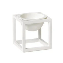 By Lassen Schale Kubus, Mini, Weiß