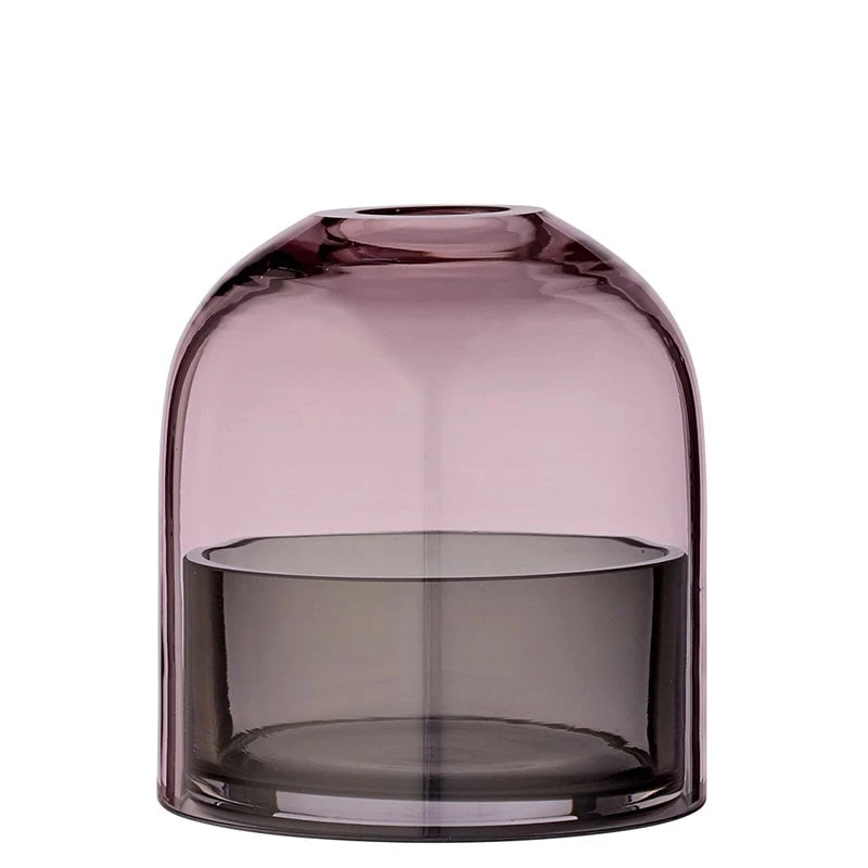 AYTM Windlicht Tota, Rosa-schwarz 2 AYTM Windlicht Tota, Rosa-schwarz – Bild 2