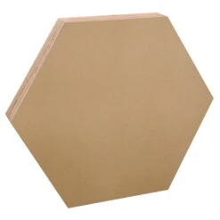 Magnettafel, Sechseck, 52,5 Cm, Gold