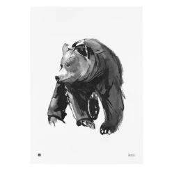 Poster Gentle Bear, 50 X 70 Cm