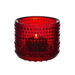 Iittala Kastehelmi Teelichthalter, 64 Mm, Cranberry