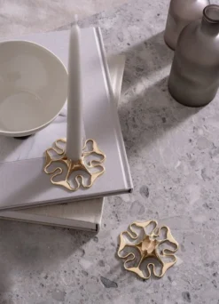 Skultuna Rose Kerzenhalter, Messing -Günstig Heimdekoration 4Skultuna SL755 Rose EE