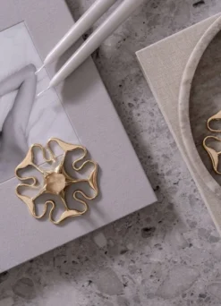 Skultuna Rose Kerzenhalter, Messing -Günstig Heimdekoration 5Skultuna SL755 Rose EE