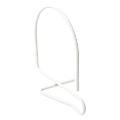 Wire Buchstütze, Rund, Weiß