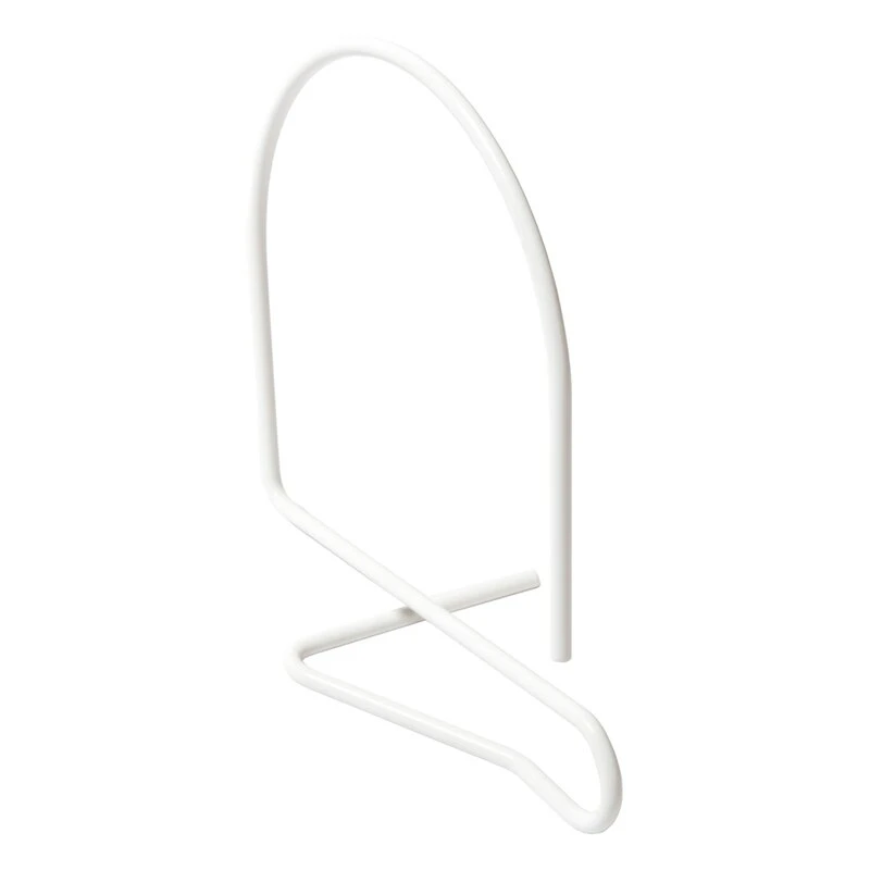 Wire Buchstütze, Rund, Weiß 1 Wire Buchstütze, Rund, Weiß