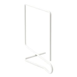 Wire Buchstütze, Quadratisch, Weiß