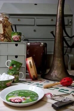 Arabia Mumin-Becher, Tofslan Und Vifslan, Grün -Günstig Heimdekoration ARABIA Moomin 2017 Thingumy and Bob 1 1