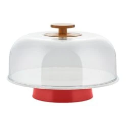 Alessi Mattina Tortenständer, Rot