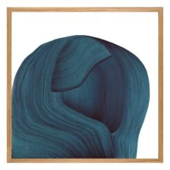 Drawing 4 Poster Mit Eichenrahmen, 70 X 70 Cm