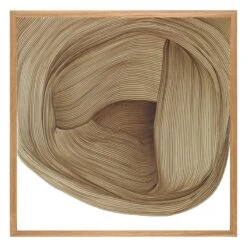 Drawing 5 Poster Mit Eichenrahmen, 70 X 70 cm