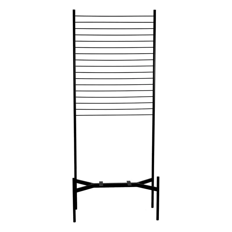 Klorofyll Pflanzgefäß Mit Spalier, Mittel Und Hoch, Grau 2 Klorofyll Pflanzgefäß Mit Spalier, Mittel Und Hoch, Grau – Bild 2