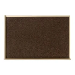 Ferm LIVING Kant Pinnwand, 63 × 96 cm, Braun - Kaschmir