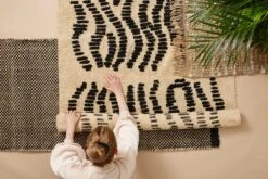 Dyyni Teppich, 200 X 300 Cm, Beige -Günstig Heimdekoration Finarte Dyyni recycled cotton rug mood human