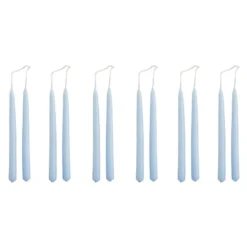 Hay Mini Conical Kerzen, 12 Stück, Hellblau