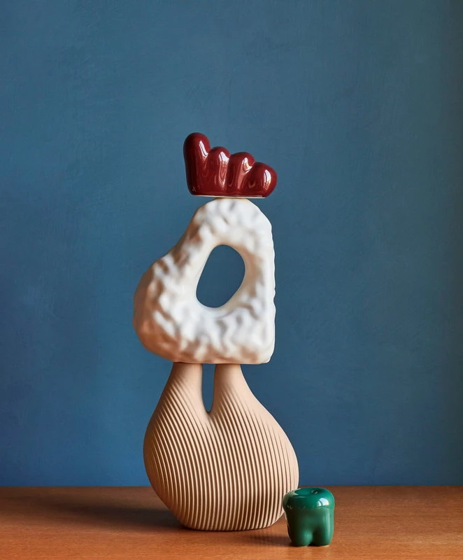 Hay W&S Moguls Skulptur, Burgunderrot 2 Hay W&S Moguls Skulptur, Burgunderrot – Bild 2