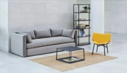 Hay Teppich Moiré Kelim, 140 X 200 Cm, Gelb -Günstig Heimdekoration Hackney 3 seater Lola warm grey Eiffel Coffee Table Square Moire Kelim 170x240 warm yellow New Order Dapper