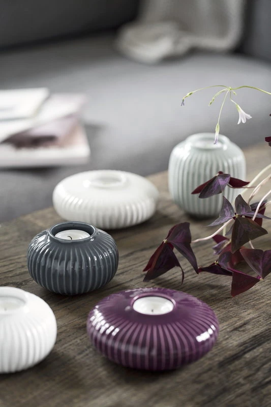 Kähler Teelichthalter Hammershøi 65 Mm, Weiß 2 Kähler Teelichthalter Hammershøi 65 Mm, Weiß – Bild 2