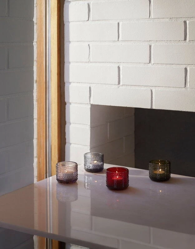 Iittala Kastehelmi Teelichthalter, 64 mm, Grau 4 Iittala Kastehelmi Teelichthalter, 64 mm, Grau – Bild 4