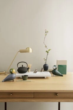 Kay Bojesen Spatzen, 2 Stück -Günstig Heimdekoration KB 39419 39415 39460 Songbird Nightingale w other birds on workingdesk