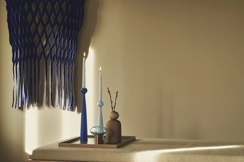 Lily Kerzenhalter, Himmelblau 2 Lily Kerzenhalter, Himmelblau – Bild 2