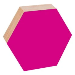 Noteboard, Sechseckig, 26 Cm, Magenta