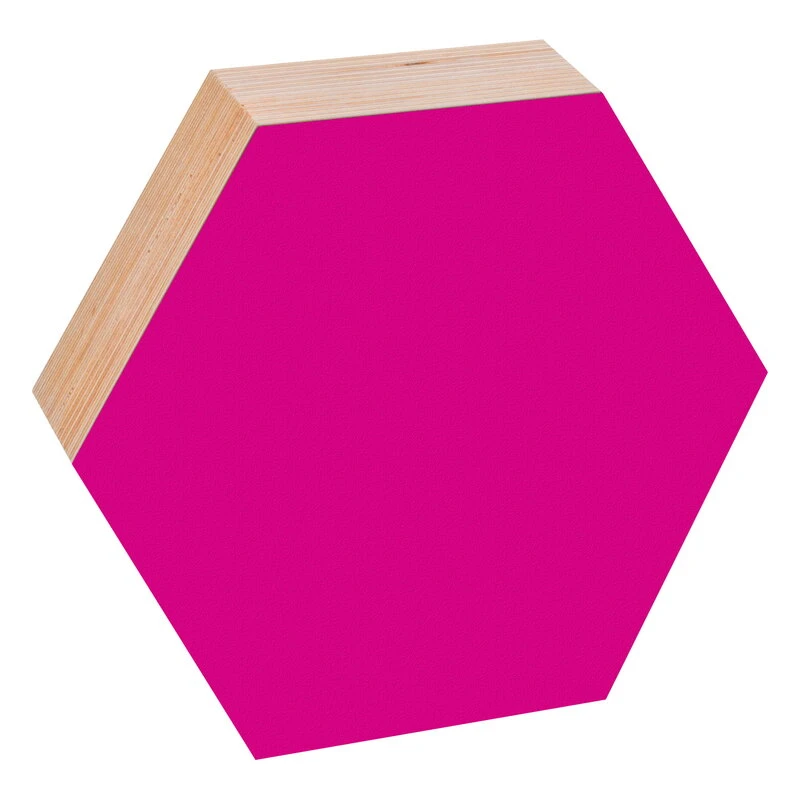 Noteboard, Sechseckig, 26 Cm, Magenta 1 Noteboard, Sechseckig, 26 Cm, Magenta
