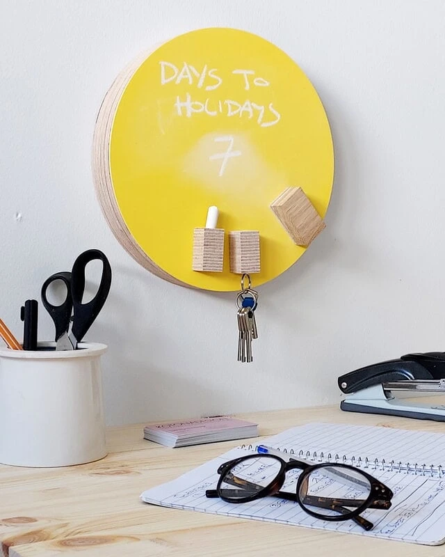 Noteboard, Rund, 25 cm, Magenta 2 Noteboard, Rund, 25 cm, Magenta – Bild 2