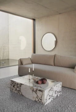 Menu Nimbus Spiegel, 110 Cm, Bronziertes Messing -Günstig Heimdekoration MENU Nimbus Mirror Offset Saofa Plinth Duca