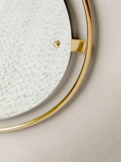 Menu Nimbus Spiegel, 60 Cm, Messing Poliert -Günstig Heimdekoration MENU Nimbus Mirror Gravel Rug