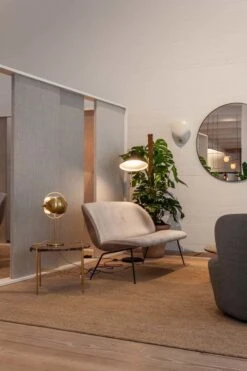 Spiegel Gubi, Schwarzes Messing 7 Spiegel Gubi, Schwarzes Messing -Günstig Heimdekoration MG 5107