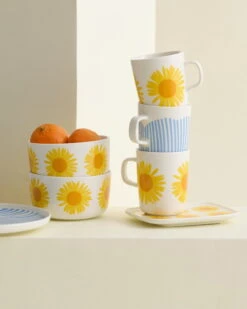 Marimekko Oiva - Auringonkukka Tasse, 250 ml, Weiß - Gelb - Orange 8 Marimekko Oiva - Auringonkukka Tasse, 250 ml, Weiß - Gelb - Orange -Günstig Heimdekoration MM 231 Auringonkukka Uimari