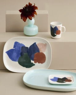 Marimekko Oiva Servierplatte, 25,4 x 36 cm, Helles Minzgrün 6 Marimekko Oiva Servierplatte, 25,4 x 36 cm, Helles Minzgrün -Günstig Heimdekoration MM 231 Pyykkipaiva