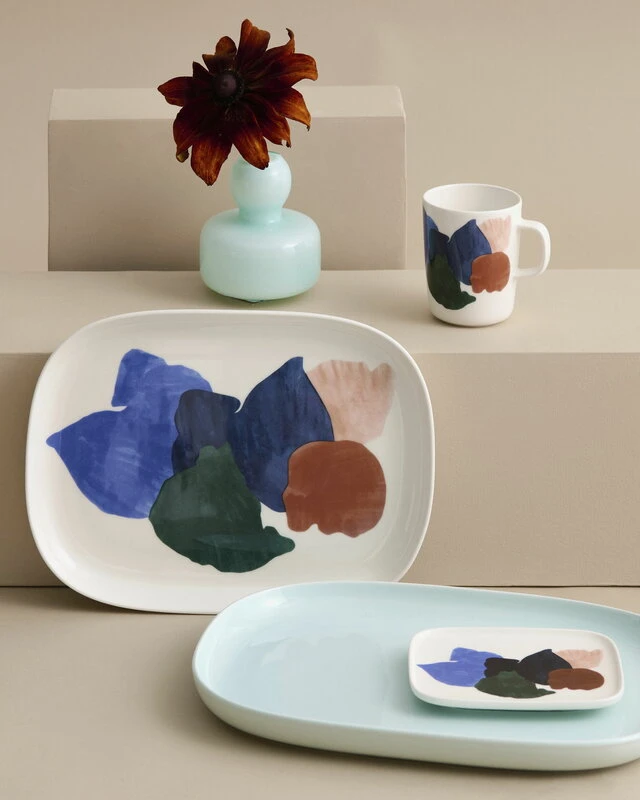 Marimekko Oiva Servierplatte, 25,4 x 36 cm, Helles Minzgrün 3 Marimekko Oiva Servierplatte, 25,4 x 36 cm, Helles Minzgrün – Bild 3