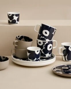 Marimekko Oiva – Unikko Schale, 2,5 Dl, Weiß – Schwarz -Günstig Heimdekoration MM 231 Unikko 150 2 2