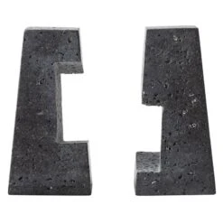 Menu Converge Buchstützen, Lavastein