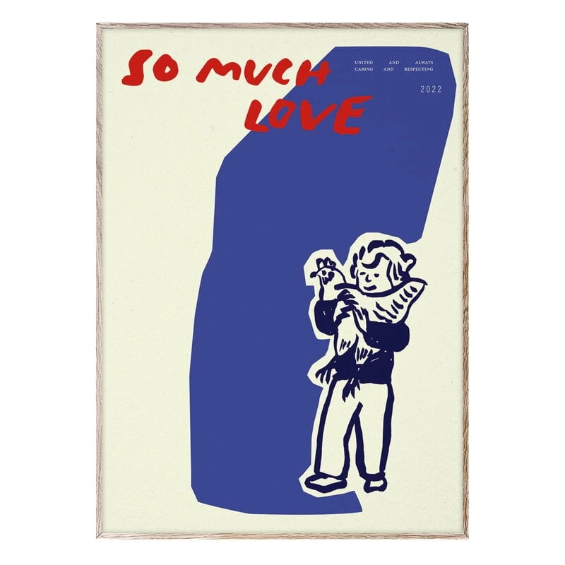 So Much Love Chicken Poster, 30 X 40 Cm 1 So Much Love Chicken Poster, 30 X 40 Cm