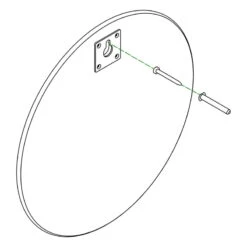 Montana Mini Spiegel, Rund, 161 Mist -Günstig Heimdekoration Montana Mini Mirror Noticeboard AssemblyGuide Web