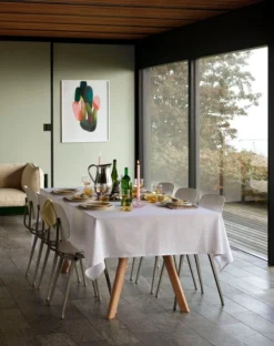 Hay Long Twist Kerzen, 6 Stück, Dunkler Pfirsich, Dunkelrosa, Hellro -Günstig Heimdekoration Revolt rice seat and back beige steel base Tint Glass light yellow with white rim Flare pink