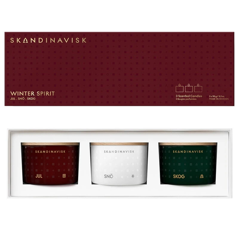 Skandinavisk Duftkerzen-Set 3 Stück, WINTER SPIRIT 1 Skandinavisk Duftkerzen-Set 3 Stück, WINTER SPIRIT