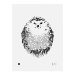 Hedgehog Poster, 30 X 40 Cm
