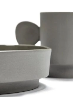 Inner Circle Teller Mit Hohem Rand, Hellgrau 6 Inner Circle Teller Mit Hohem Rand, Hellgrau -Günstig Heimdekoration Valerie Objects VOV9020002LG 4