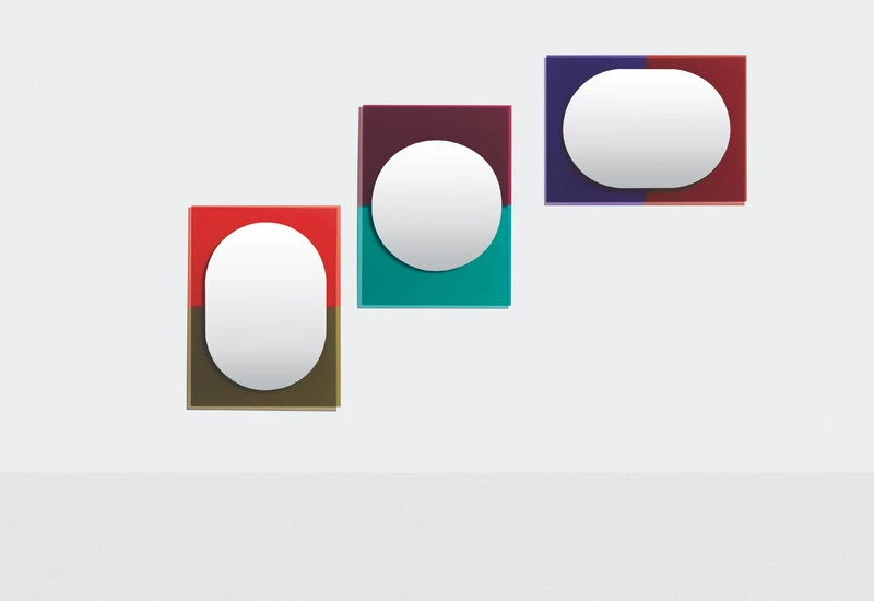 Wander Spiegel, 67 X 90 cm, Violett - Braunrot 3 Wander Spiegel, 67 X 90 cm, Violett - Braunrot – Bild 3